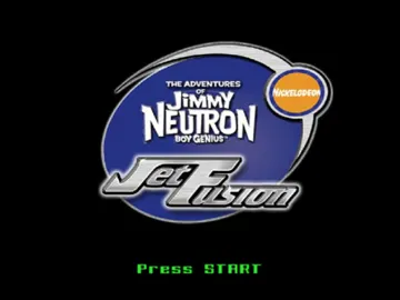 Nickelodeon The Adventures of Jimmy Neutron - Boy Genius - Jet Fusion screen shot title